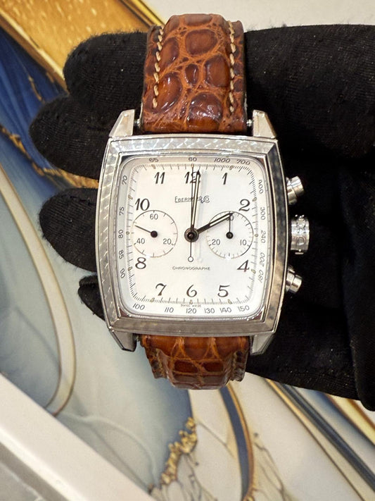 Eberhard Quadrangolo chrono